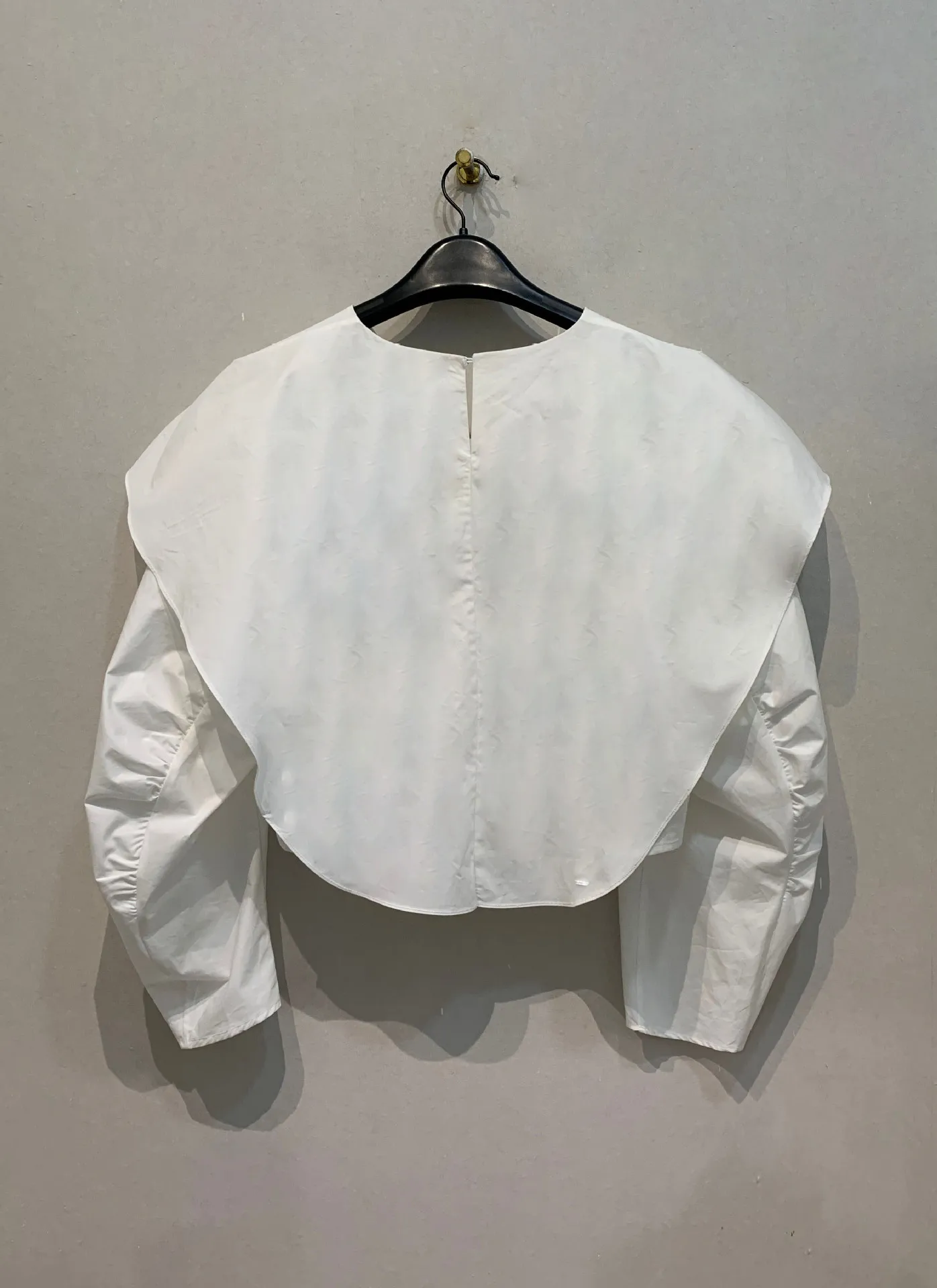 Camicia con colletto rovesciato Camicette francesi patchwork slim casual Nuova elegante moda Giappone Temperamento letterario Top corto allentato