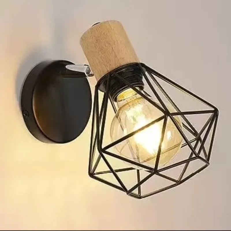 

Nordic personalized bedroom bedside atmosphere wall lamp, home living room aisle wall lamp, dimmable AC electricity consumption