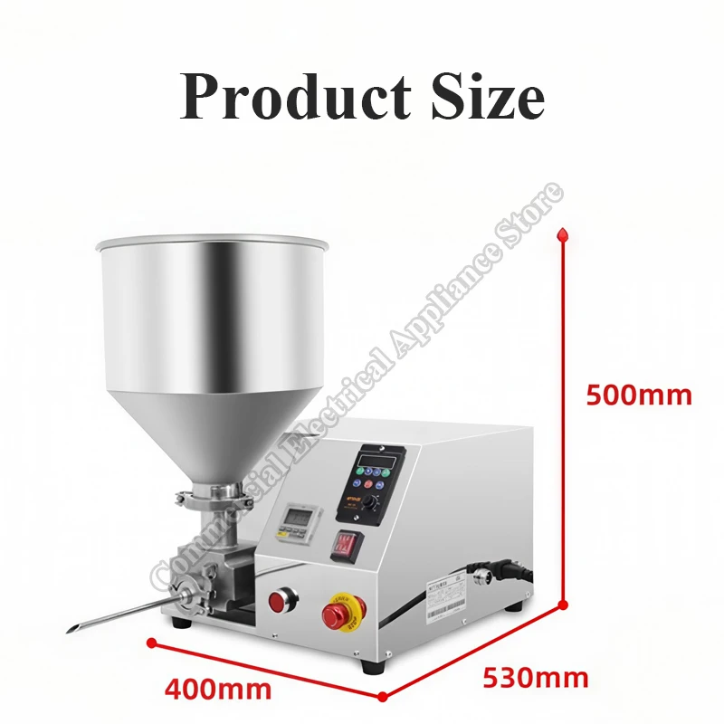 Electric Filling Machine For Cream Jam Chocolate Salad Puff Bread Injector Machine 12L Churro Grouting Machine