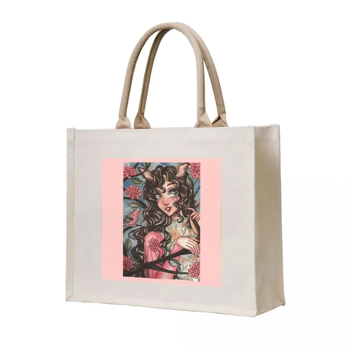 

Spring Doe in the woods Tote Bag women bag bag luxury women sac pour femme bags for women