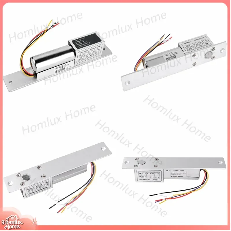 2 Wire Latch Lock 12V DC No Delay Mortise Door Lock for Security Access Control Smart Home Office Hotel Door