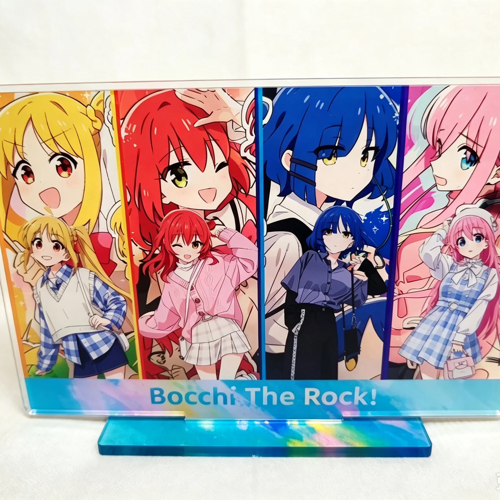 Lonely Rock Color Window Rear Tengbo Qihong Xianu Band Acrylic Double Layer Double Sided Hd Desktop Ornament