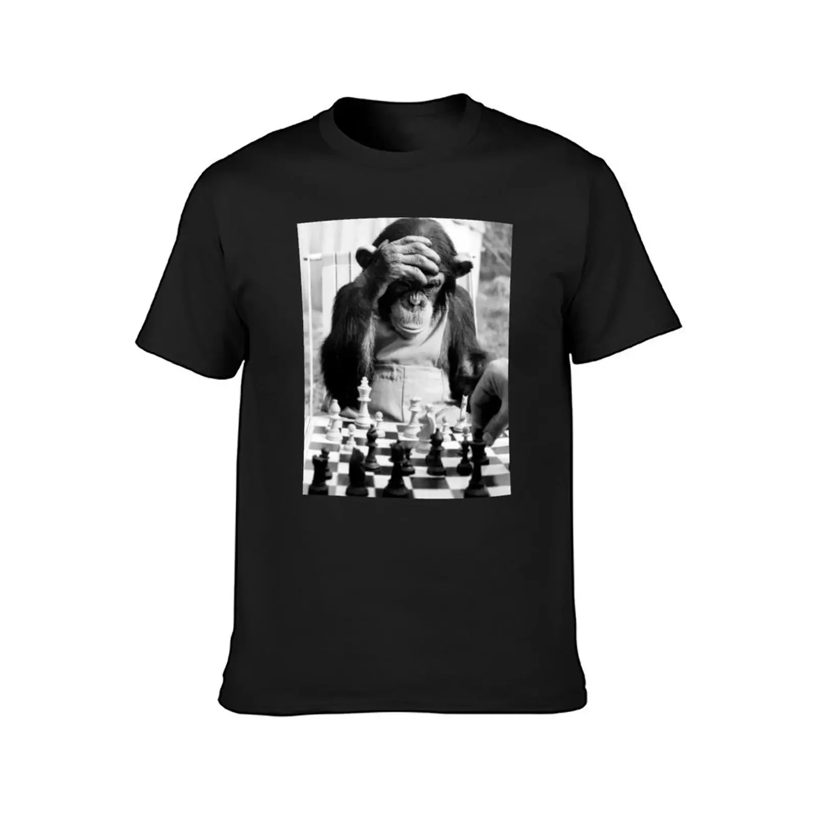 Monkey Play Chess T-Shirt hippie clothes quick drying men graphic t shirts