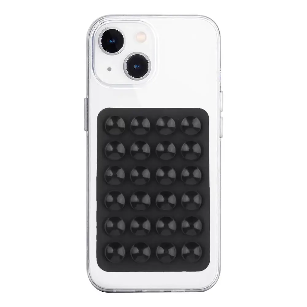 

2Pc Candy Color Silicone Suction Phone Case Mount Hyun Slip Suction Cup Phone Stand Silicone Phone Holder For Selfies and Videos