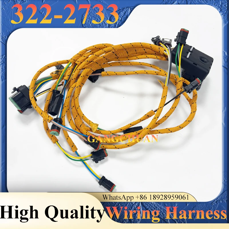 

C7 Injector Wiring Harness 322-2733 3222733 for Caterpillar E324D 325D 329D ExcavatorWiring Cable