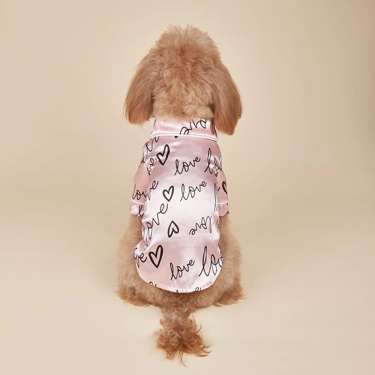 Dog Heart Pattern Shirts Soft and comfortable Dog Shirt Pajamas Pets Clothes for Small Dogs Cats