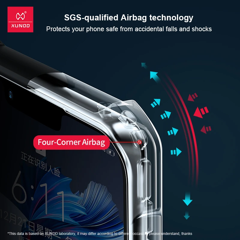 Xundd Phone Case For Huawei Mate 50 Pro Case For Mate 50 Lens Full Protection Fingerprint-Proof Back Cover