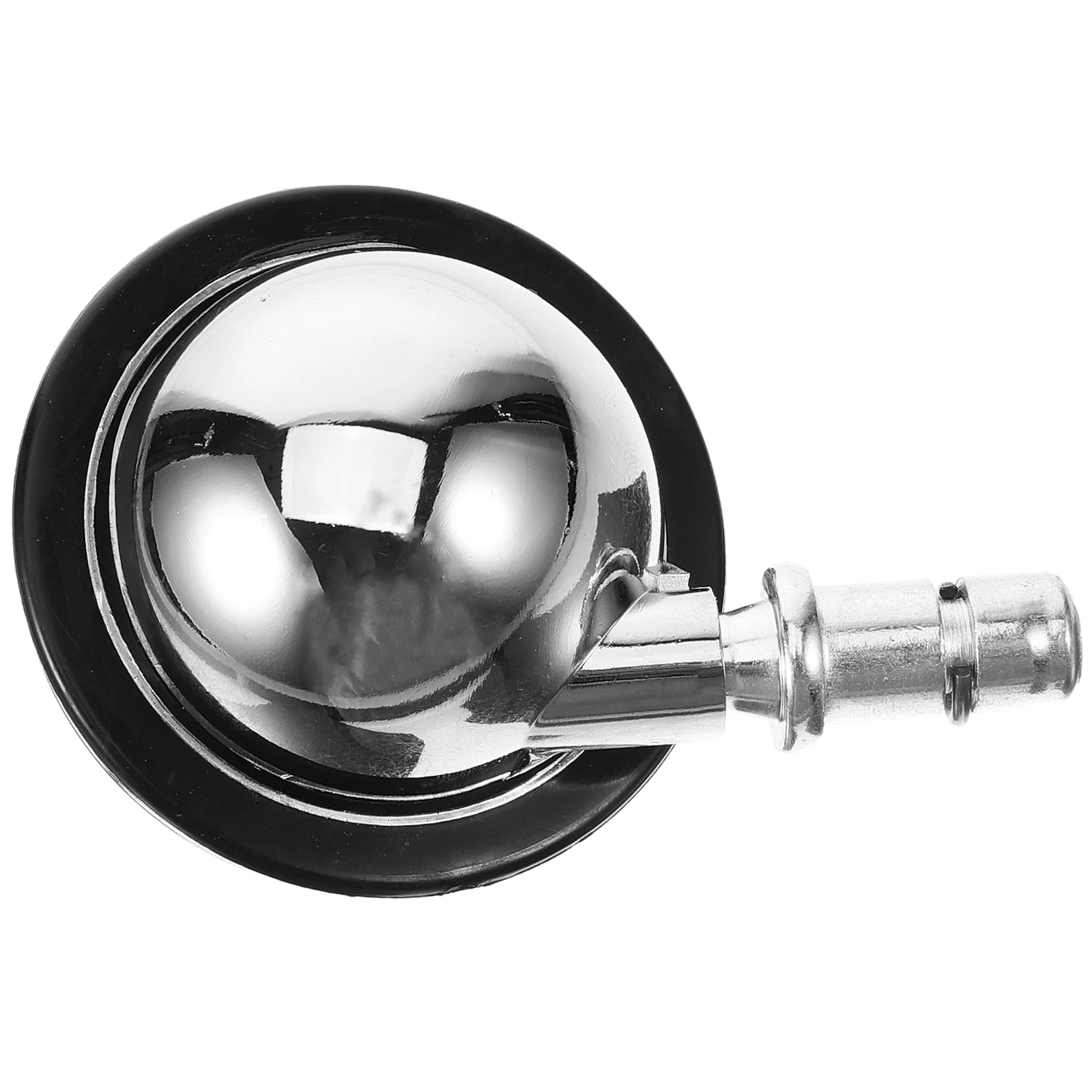 

2 Inch Zinc Alloy Furniture Casters Swivel Chair Wheels PVC Material Salon Barber Office Desk Chairs Replacement