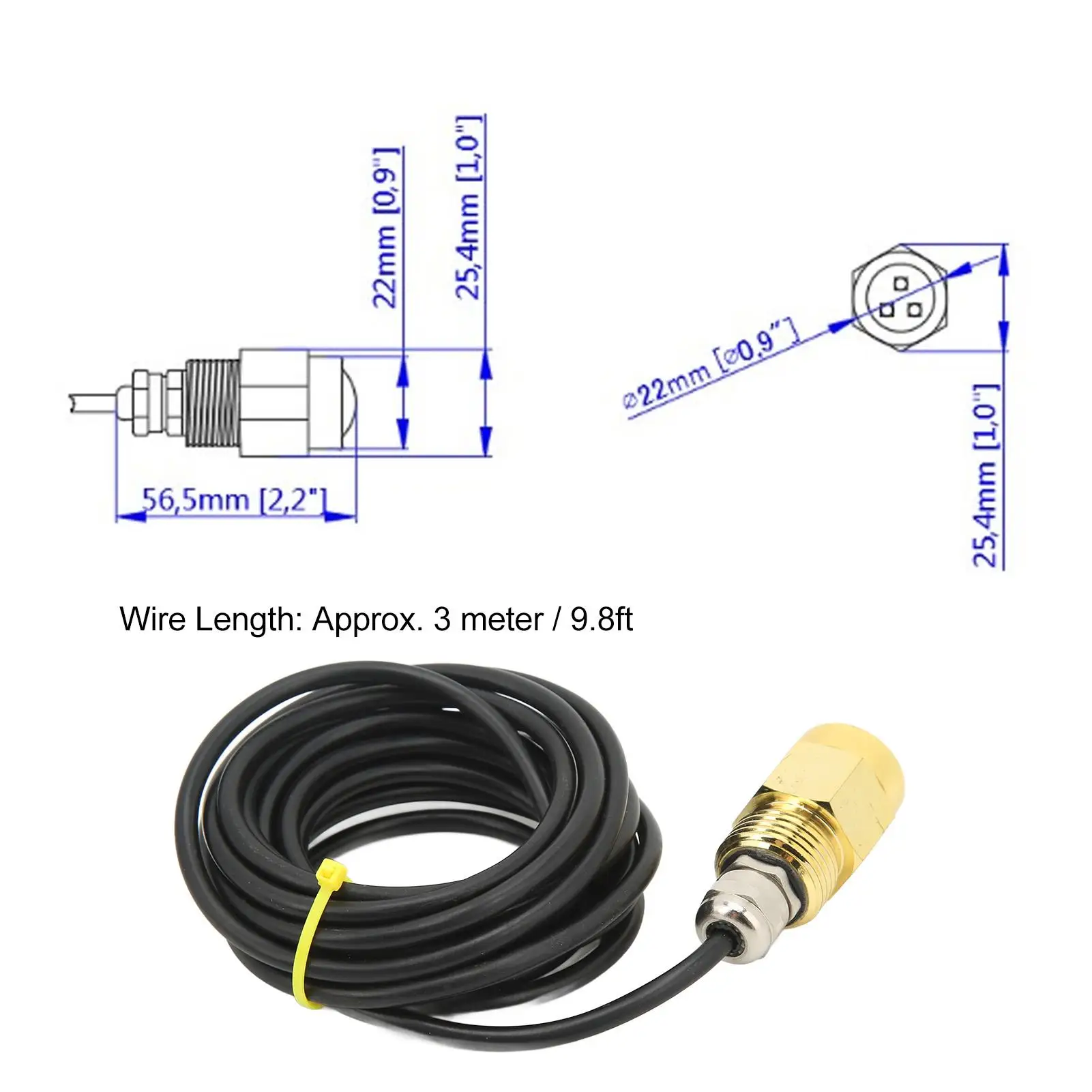 12V 24V Waterproof LED Boat Drain Plug Light IP68 Underwater Lamp for Yachts & Marine Use