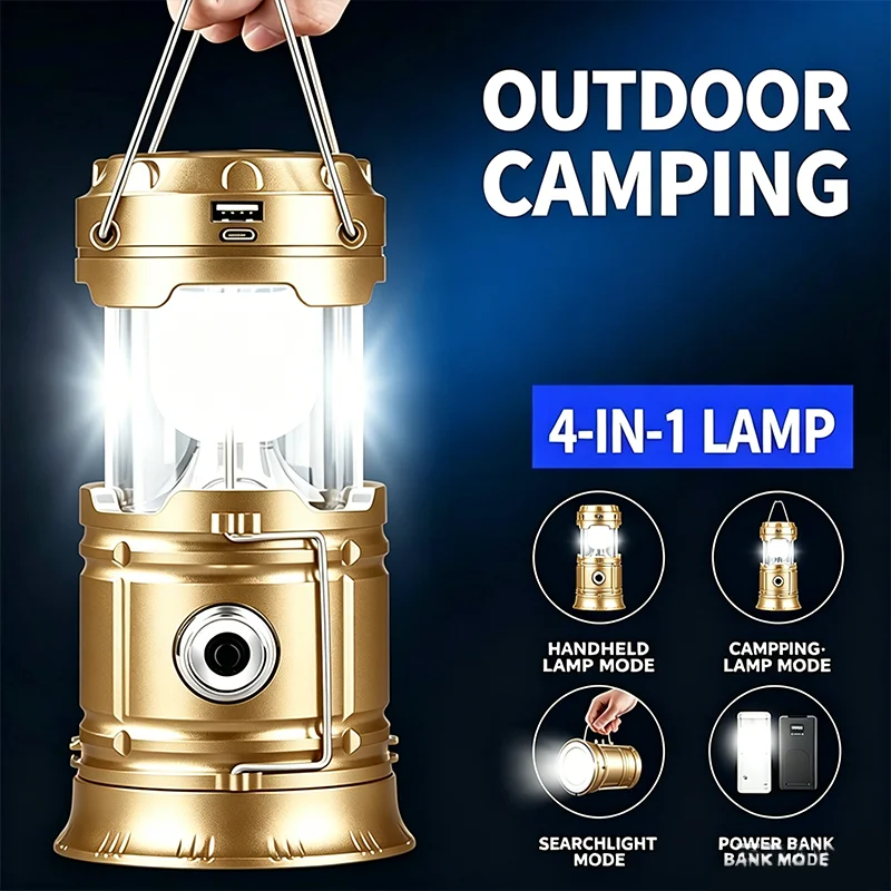 Power Outage Light - Draagbaar zonne-energiesysteem voor buitenverlichting, lange gebruiksduur,