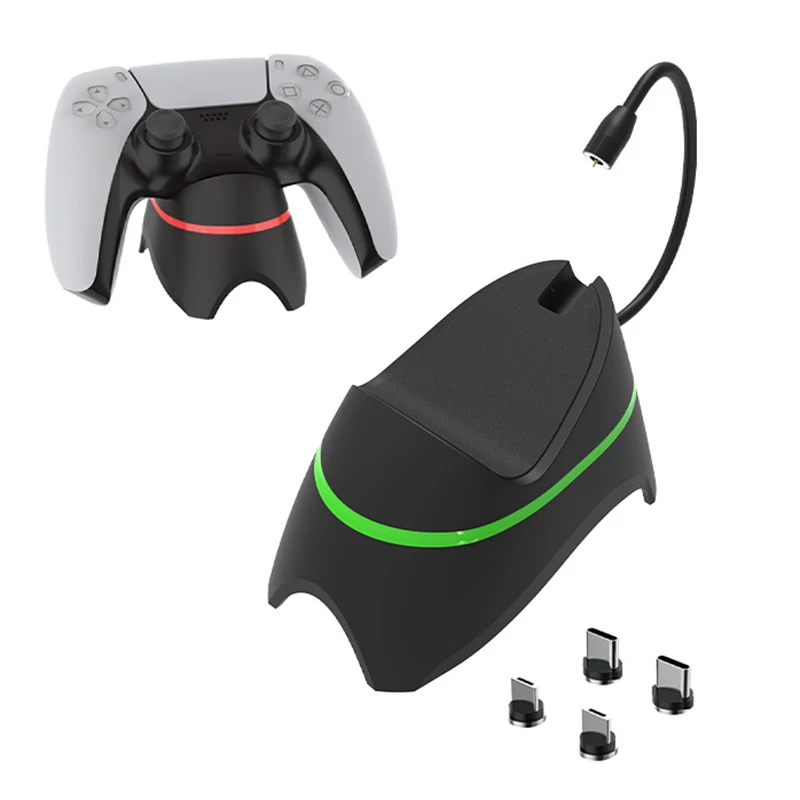 

For PS4/PS5 Controller Game Accessories Seat Charging Switch X-Box Mouse Magnetic Port Charging Charger Dropshipping