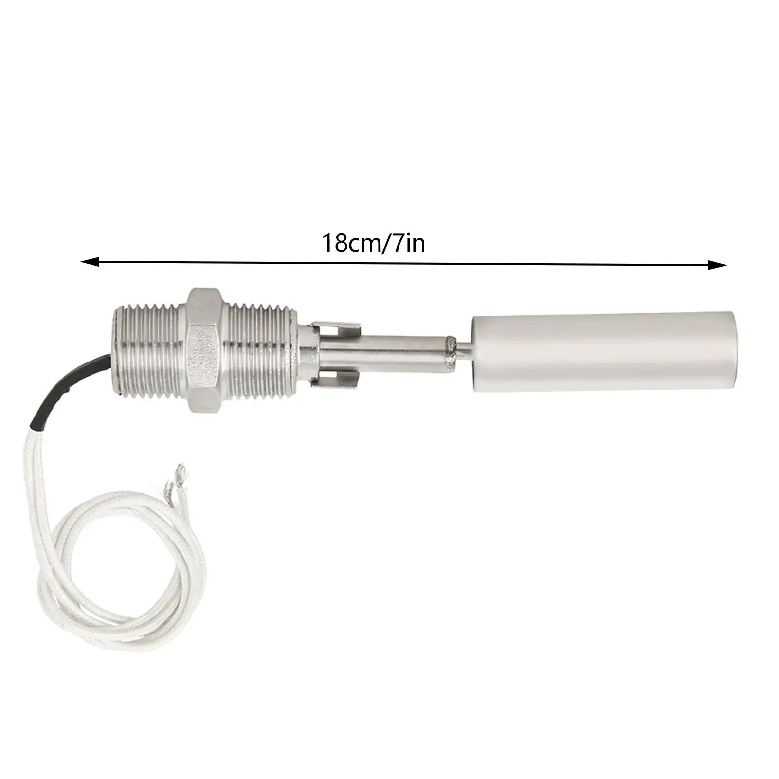 

Stainless Steel Level Sensor for Water Liquid Float 304 1/2NPT Male Thread DC0-110V Side Mounted