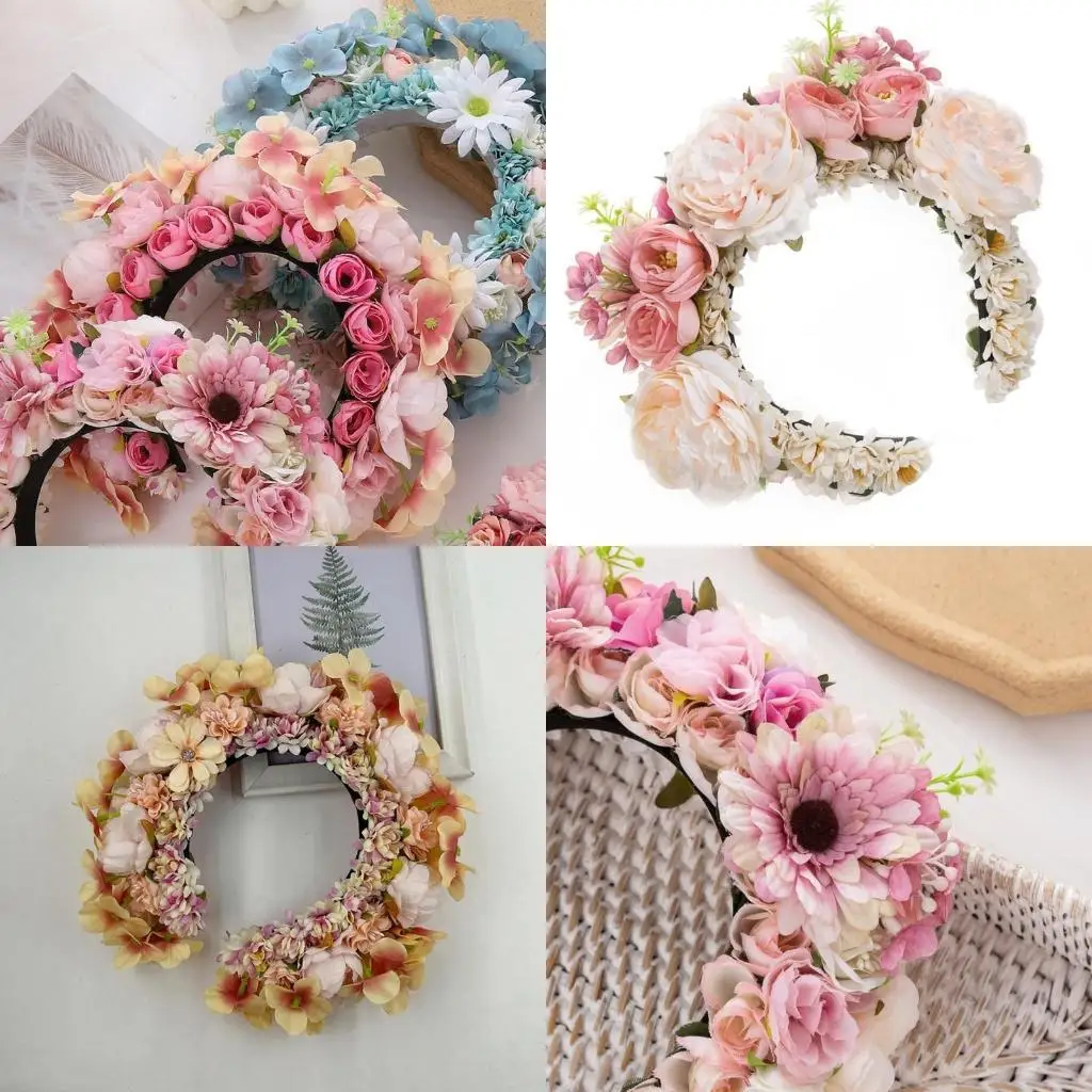 

31 млрд. Стильный этнический цветочный обруч. Универсальное украшение волос легко носить аксессуар для стиля, чтобы дополнить