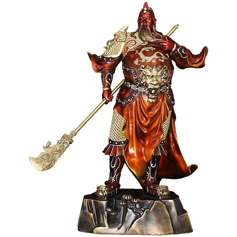 Guan Gong opened the company to worship Guan Gong Buddha statue