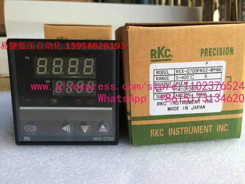 

REX-C700 FK02-M * AN Intelligent Temperature Controller Type K, Relay Output