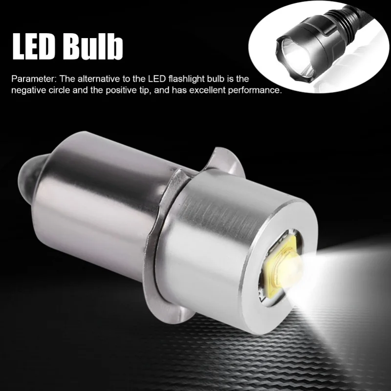 LED Bulb High Brightness White Light 4.5V 3W Long Service Life Flashlight Replacement Bulb