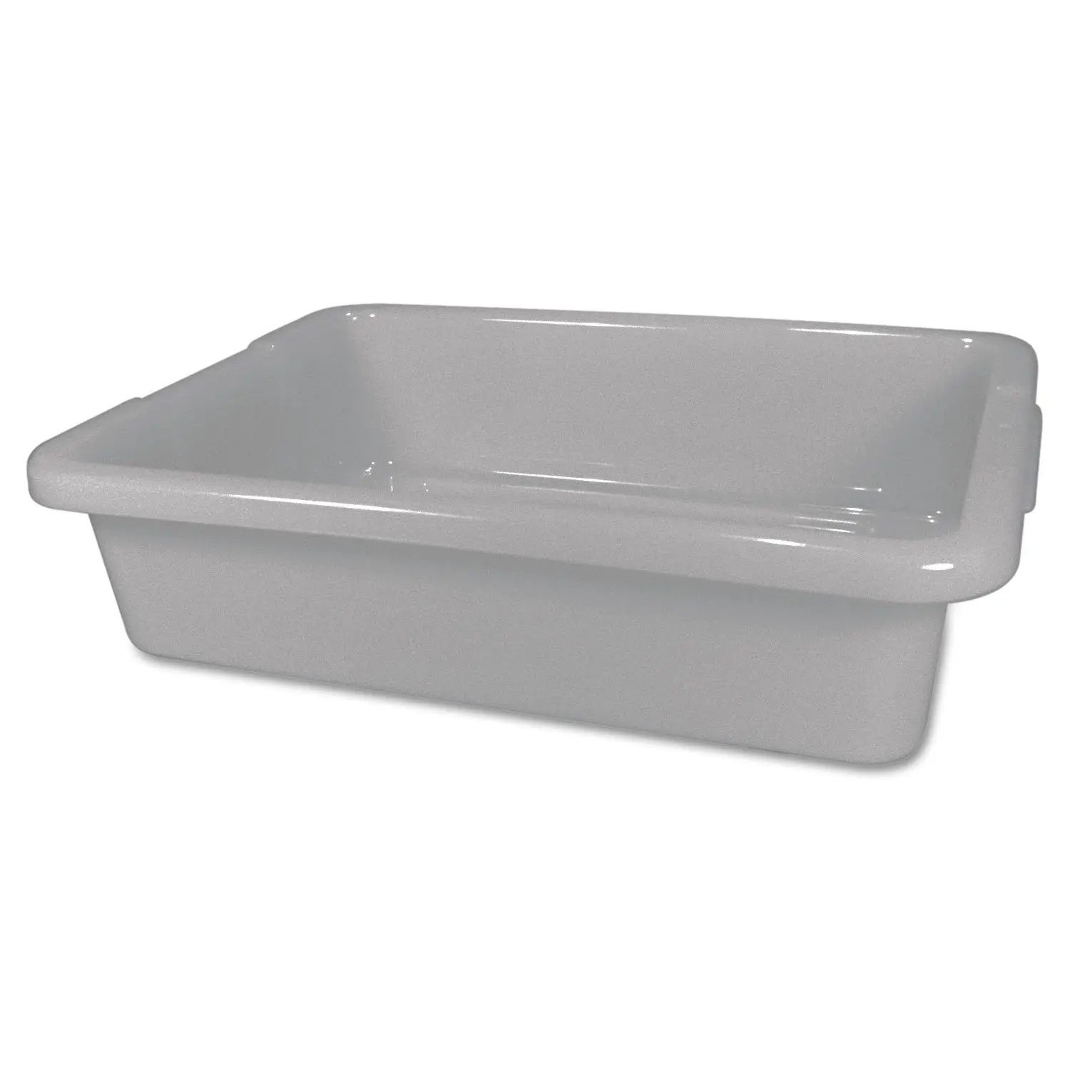 

Heavy Duty Plastic Utility Box 4.6 Gal for Kitchen Dish Washing Tub with Reinforced Handles