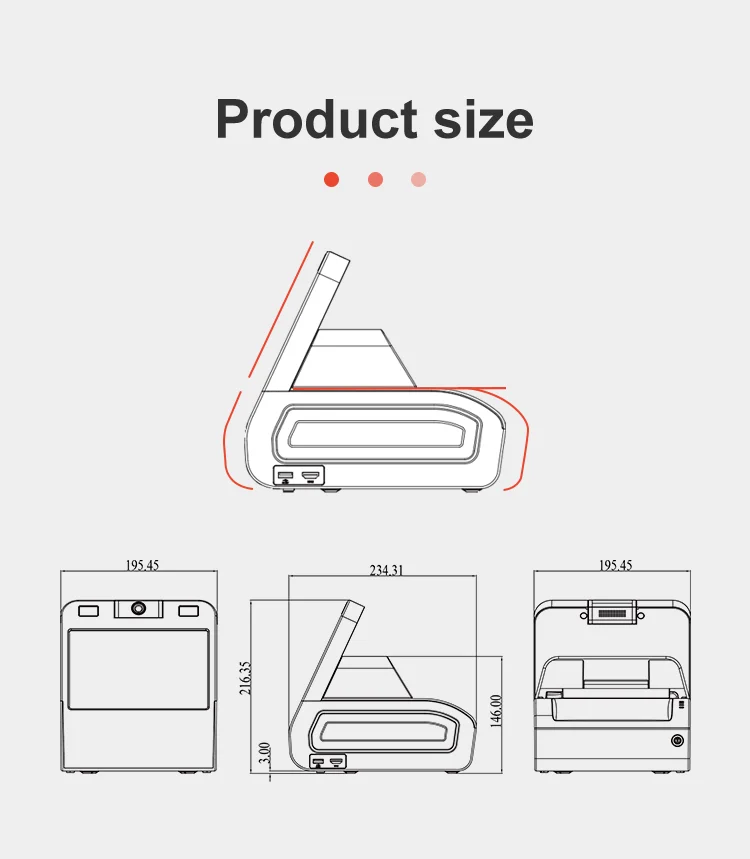 قارئ الوجه البيومتري لبطاقة الهوية الماسح الضوئي للبطاقات الخضراء لنظام التشغيل للطلاب على منتج نظام جولة الحراسة #3