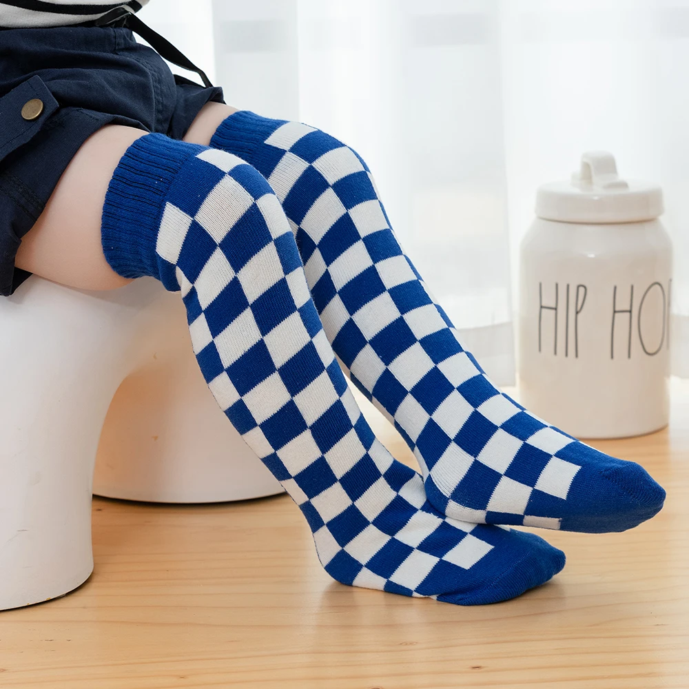 

Children Knee High Socks With Print Toddler Kids Boys Girls Cute Winter Cotton Terry Warm Kawaii Tube Long Socks Baby Stockings