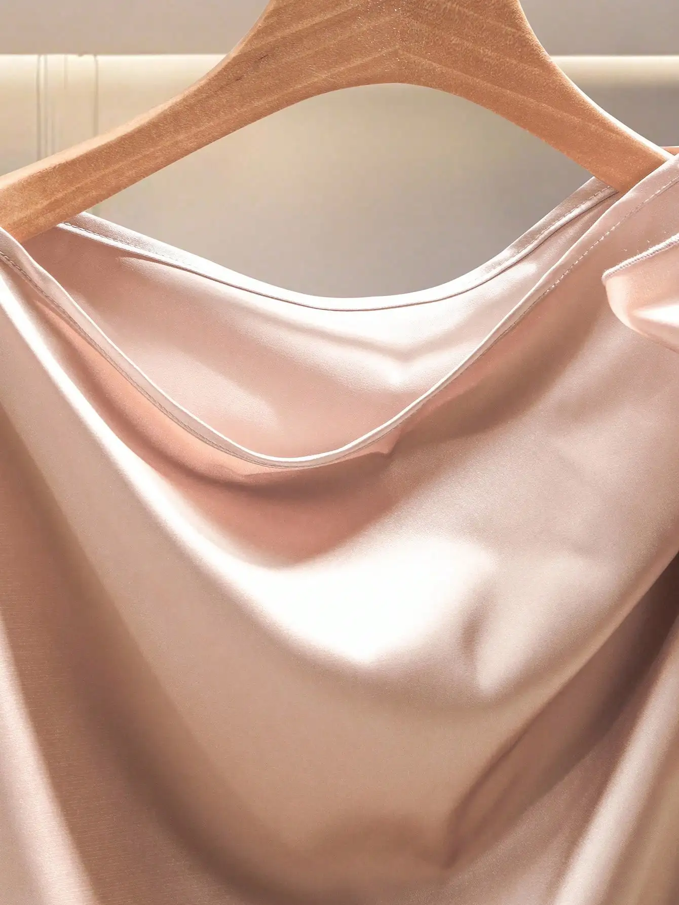 BWQ Camicetta in raso plissettata con fiocco in vita tinta unita Camicetta in raso con fiocco Camicetta marrone Top in raso rosso scuro Rosso vino