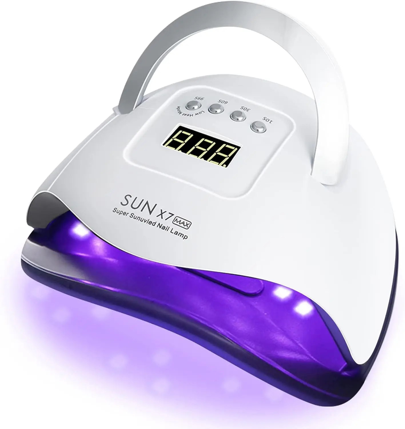 SUN X7 MAX UV LED Nail Drying Lamp 180W Professional UV Nail Dryer Light for Gel Nails 57 Beads Fast Curing Gel Polish Lamp