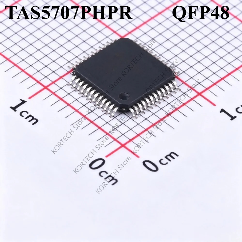 5PCS-20PCS/Lot original TAS5707 TAS5707PHPR QFP48 digital audio power amplifier IC Chip