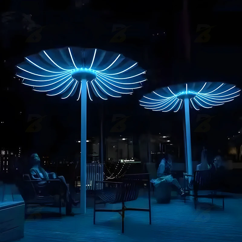 فانوس أرضي للمشروع الخارجي، مركز تسوق بلازا بارك IP65 لعيد الميلاد والهالوين #6