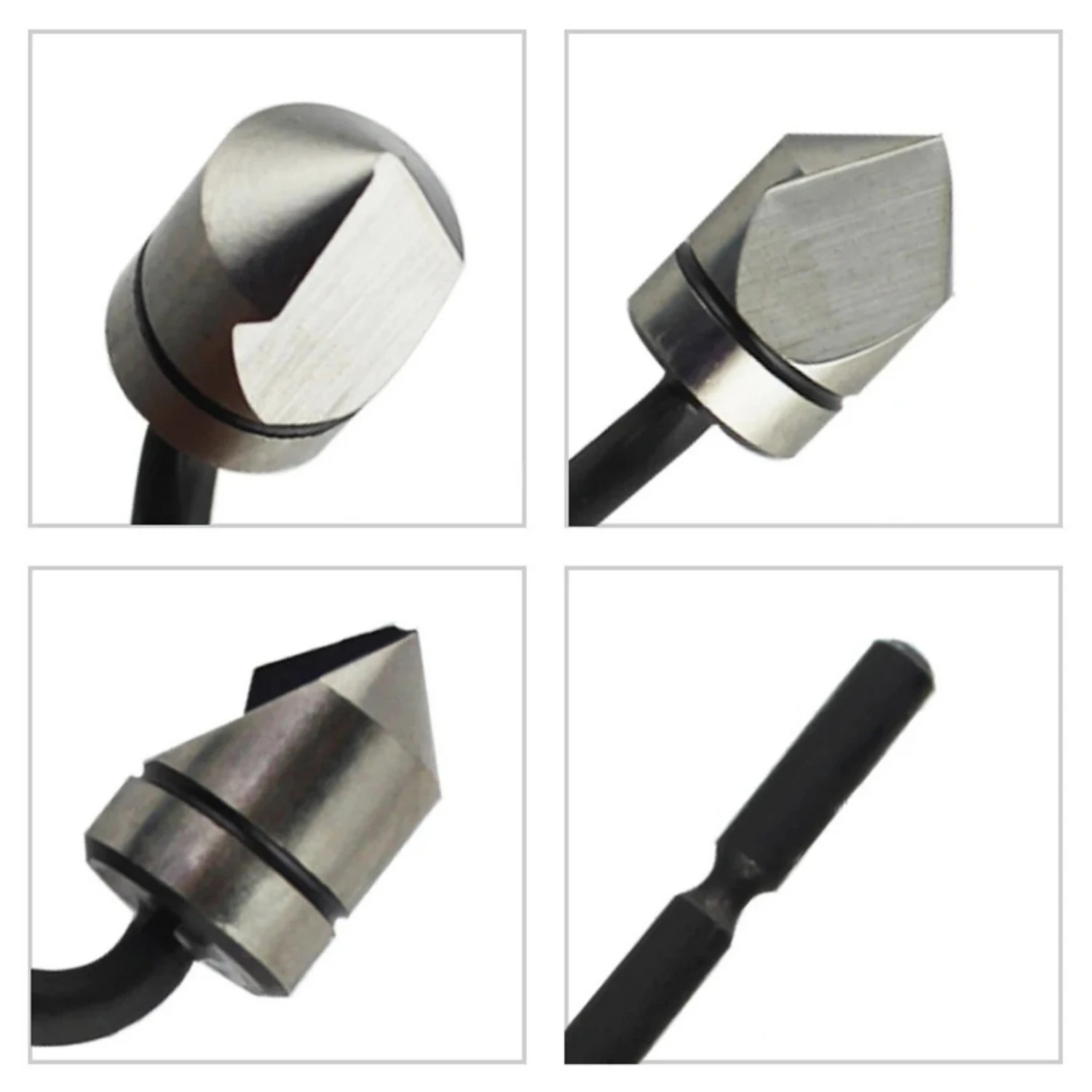 5PCS Countersink Blade Replacement BC1651 BC1251 BC1041 BC6301 BC8301 High Speed Steel Chamfering Deburring for Wood Plastic