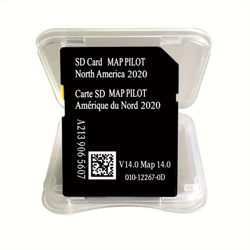 خريطة بطاقة الملاحة SD المتوافقة مع Mercedes Garm./Pilot، C-Class E-Class GLC. الإصدار 14.0 (الخريطة 14.0) تستخدم فقط في Aud