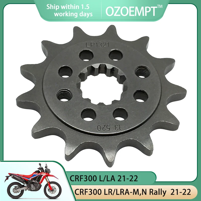 

OZOEMPT 520-14T Motorcycle Front Sprocket Apply to CRF300 L/LA L/LA LR/LRA-M,N Rally LR/LRA-P Rally CMX300 A Rebel 23