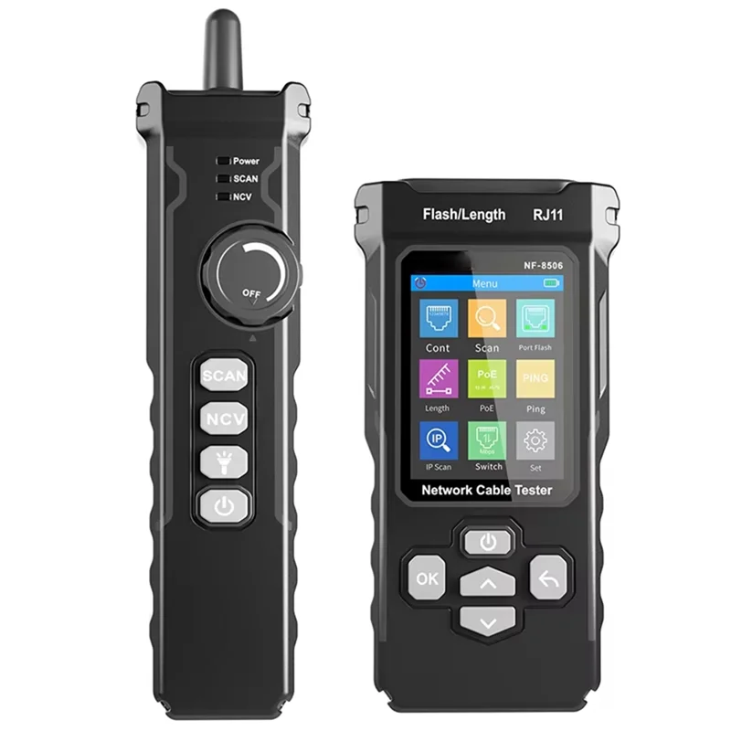 AEE3-NF-8506 جهاز اختبار كابل الشبكة يدعم الاختبار/مسح IP/سرعة منفذ الشبكة أداة تعقب الكابلات متعددة الوظائف
