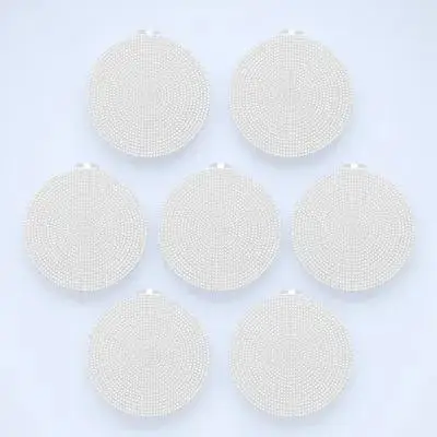 

10Pcs Round Plastic DIY Mesh Sheets for Handmade Cross Stitch Sewing Crochet Bags Cup Mats Craft DIY Mesh Sheet