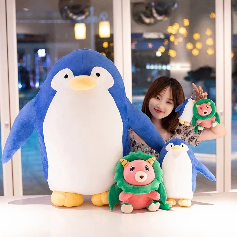 15/35cm Cute SPY×FAMILY Peluche Toys Lovely Big Penguin Lion Dolls Stuffed Soft Pillow Anime Toy for Kids Birthday Xmas Gift