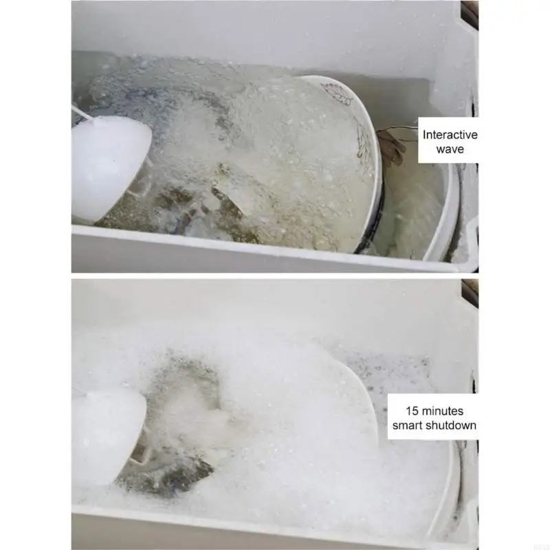 Máy rửa chén siêu âm D0AB D0AB Mini Size Nhà bếp Dễ dàng vận hành máy rửa chén lười biếng thích hợp cho các gia đình bận rộn