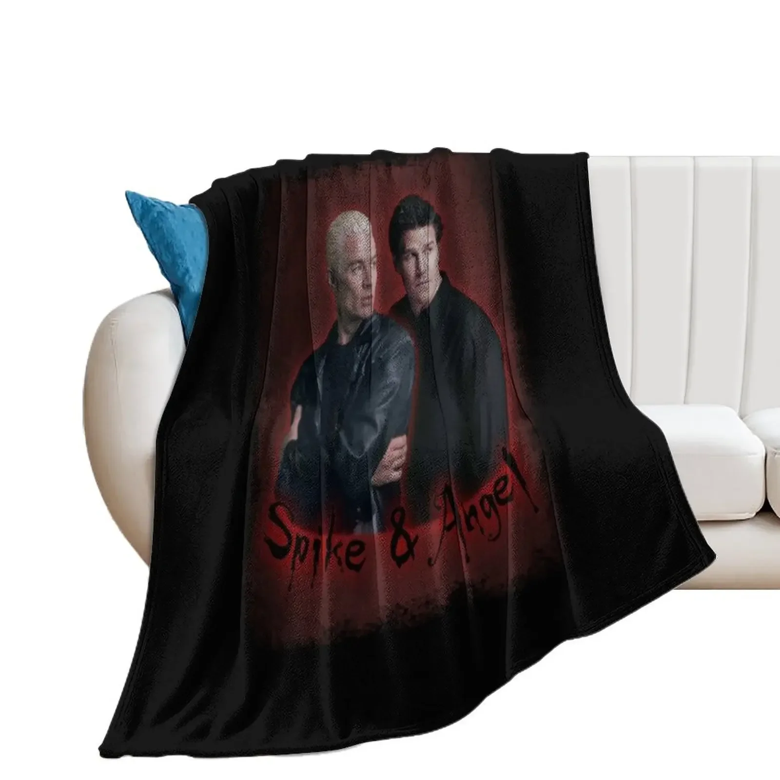 

Buffy, Spike & Angel Vintage Look Throw Blanket Beautifuls Travel Blankets