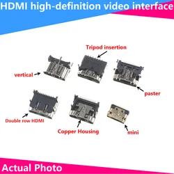 Conector de enchufe macho HDMI hembra, reparación de reemplazo, 5 piezas, 19 pines, 20P, 20 pines