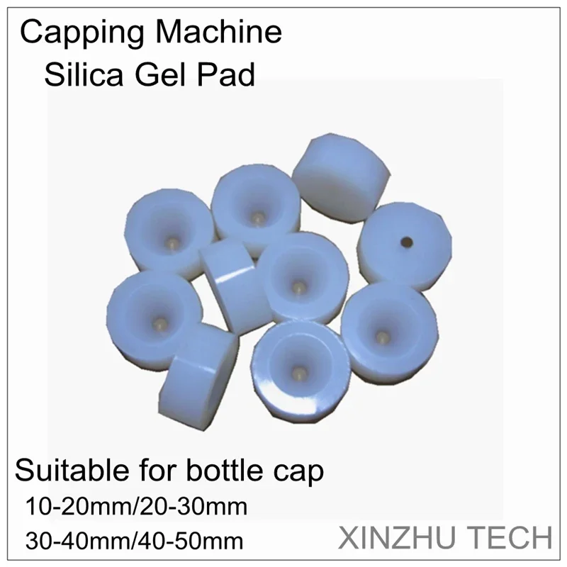 Capping Machine Silica Gel Pad Capping Head Gasket Wearable Silica Gel Pad Rubber Insert Suiable10-20mm/20-30mm/30-40mm/40-50mm