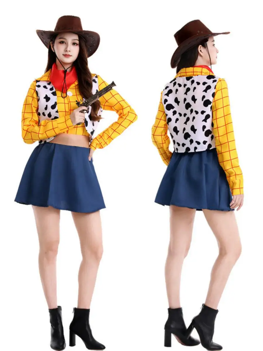 أزياء الهالوين لعبة S Woody Jie الملابس النسائية التقليدية البوليستر الشتاء Faion موكب زي