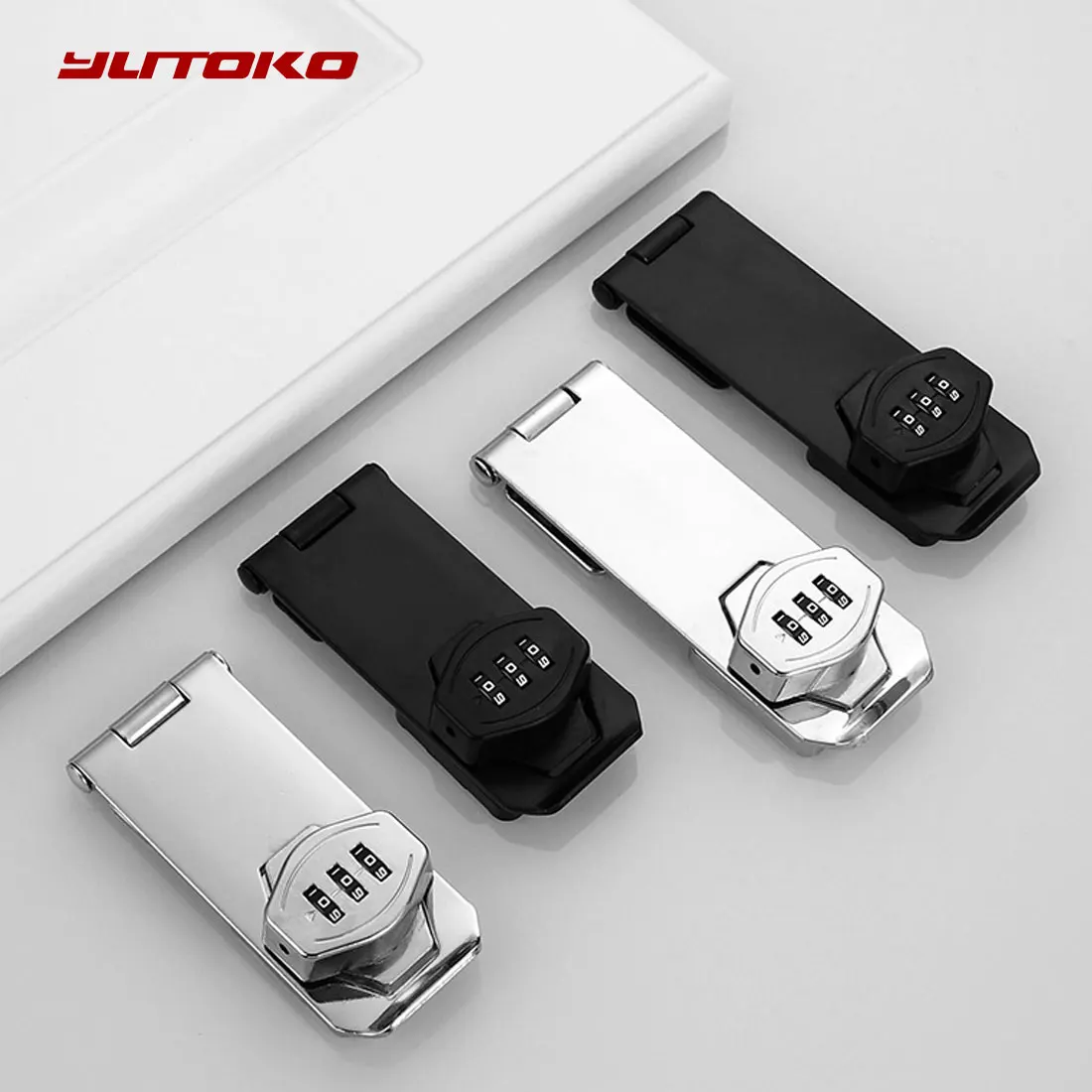 Cabinet Door Combination Lock Password Unlock Lock Burglar Double Opening Digital Code Locks for Drawer Refrigerator File Locker