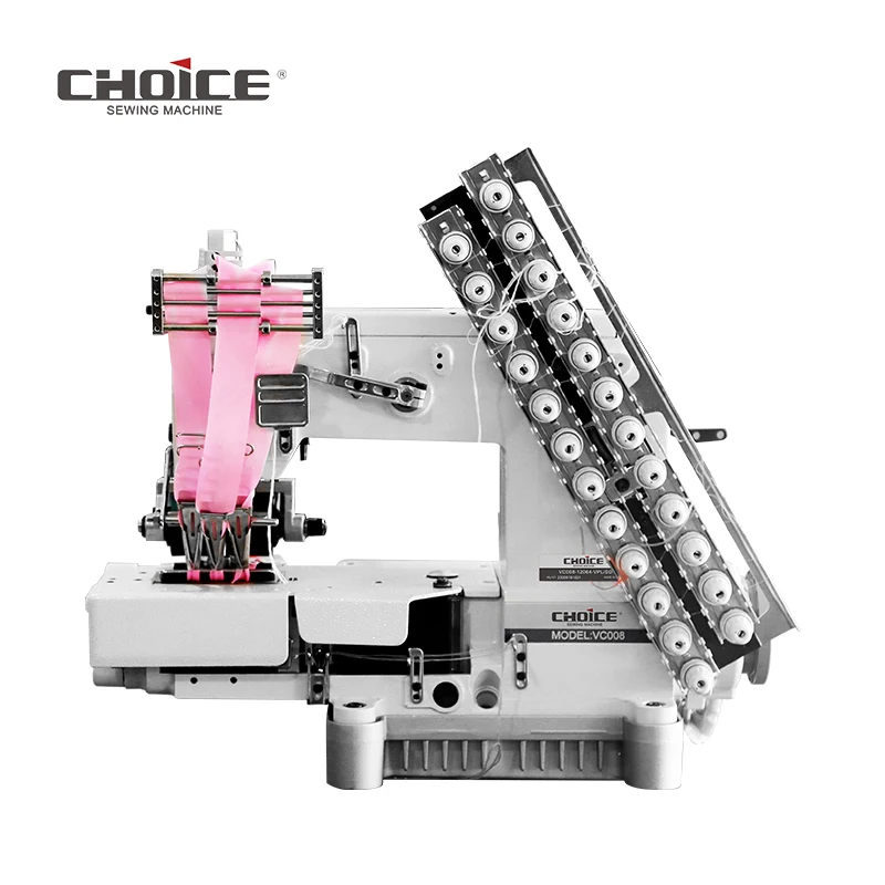 VC008-12064-VPL-DD  Direct Drive Cylinder Bed 12 Needles Sewing Machine With Rear Puller