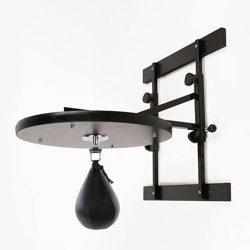 Hanging PU Boxing Speed Ball Boxing With Wooden Swiveling Speed Bag Platform