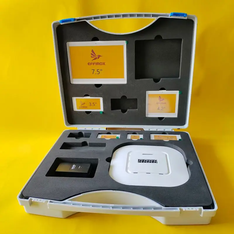 전자 가격표 ​ ​ 인기 사이즈 데모 키트, 6개의 ESL 태그와 1개의 게이트웨이 포함, 디지털 가격표 데모 키트