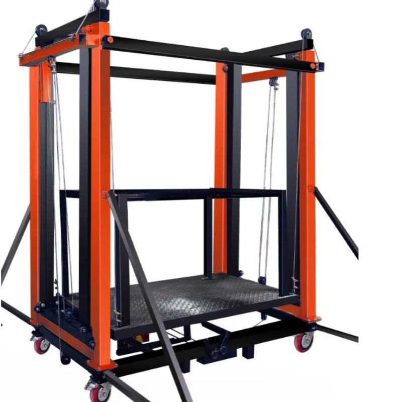 

0.5T 2-8M Mobile Telescopic Frame Electric Lifting Electric Folding Platform Scaffold Lift Scaffolding