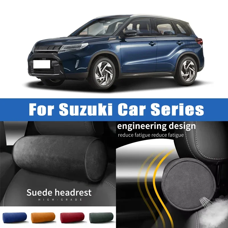 

Top Quality Car Headrest Neck Support Seat Soft Neck Pillow Breathable For Suzuki Swift Vitara Jimny SX4 Baleno Ertiga Celerio