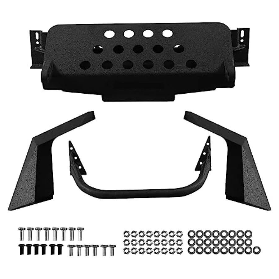 Сверхмощный передний бампер для бездорожья с бычьей планкой для Ranger 19982011, с креплением на пластину лебедки, кронштейны, черный порошок, коа