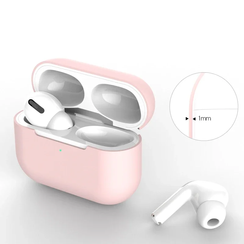 Custodia per auricolari in Silicone per AirPods Pro Cover custodia protettiva per cuffie Bluetooth senza fili per airpods pro