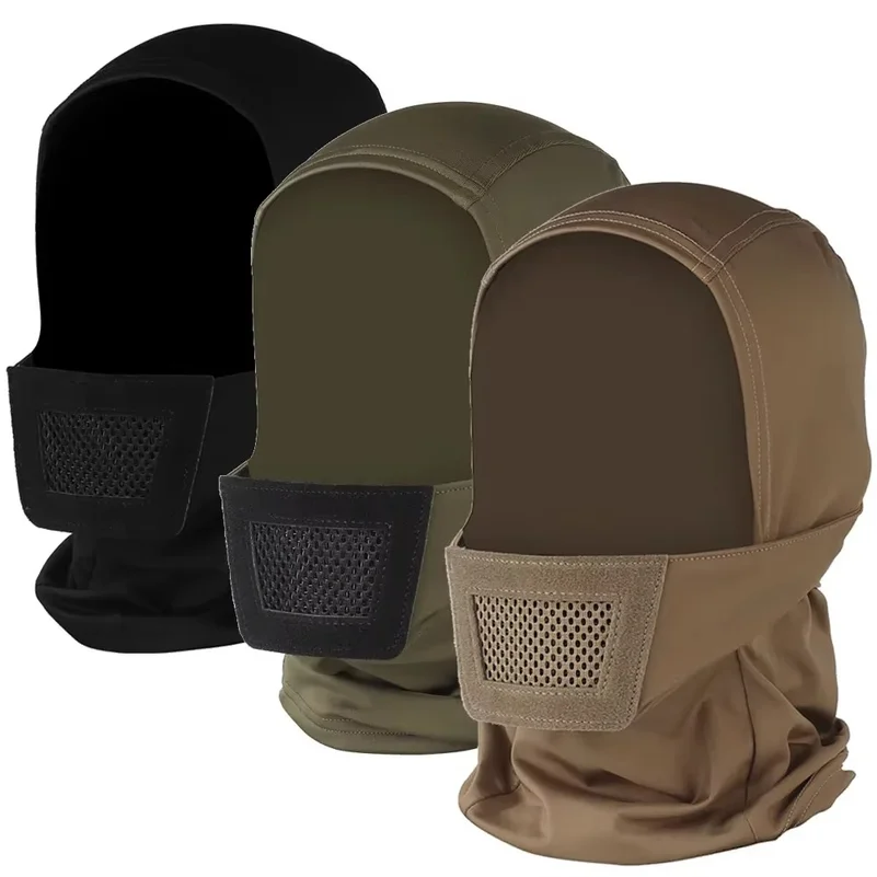 Airsoft Mask for Men Sport Mask Balaclava Headgear Full Face Protection Knight Headwear for Paintball Hunting Sport Cycling