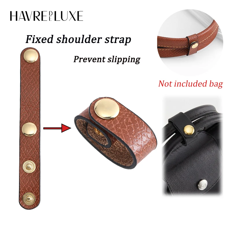 Fixed Grips For Longchamp Handle Fix Holder Non Slip Shoulder Pad Energy Brown/black Anti Slip Handle Keepers Clips Accessories
