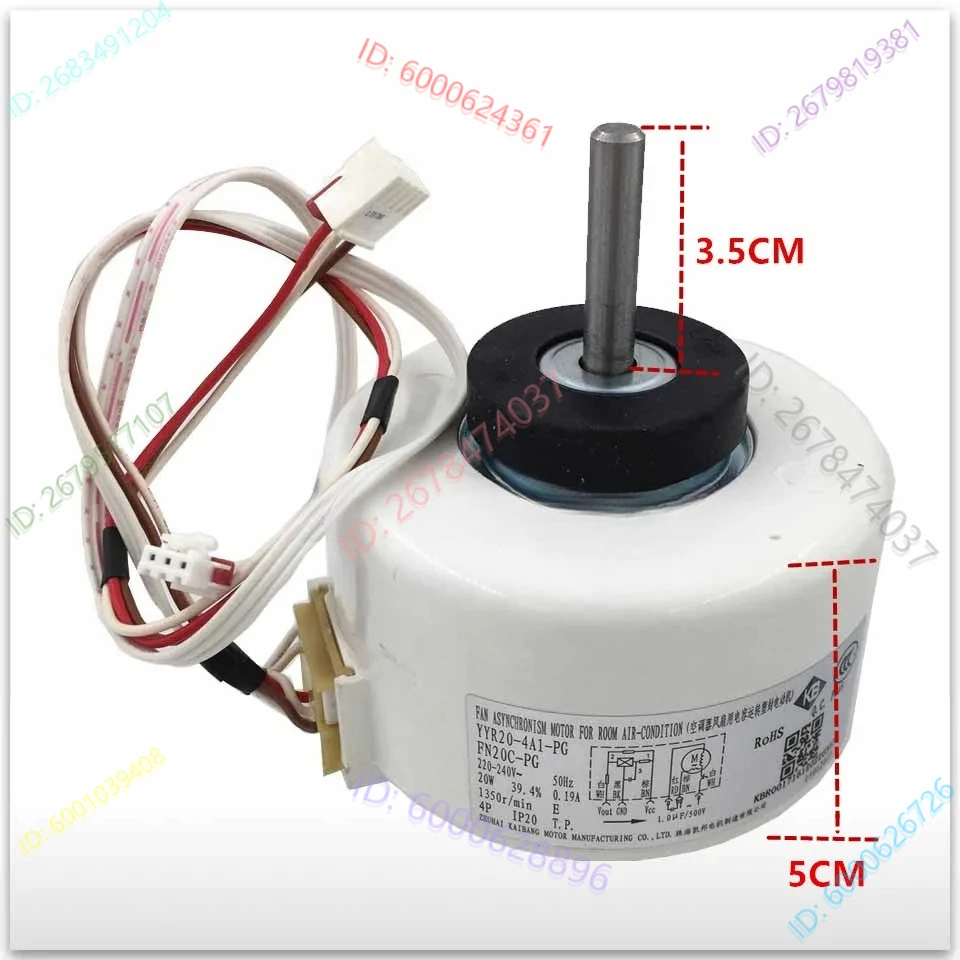 

100% new for air conditioner motor FN20C-PG YYR20-4A1-PG FN20A-PG FN20V-PG FN20D-PG Fan motor good working