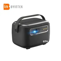 [Free Sample For Distributor] BYINTEK 3D GTV 15600mAh Battery Rechargeable Projector R20 Max Fabric Portable DLP Mini Projector